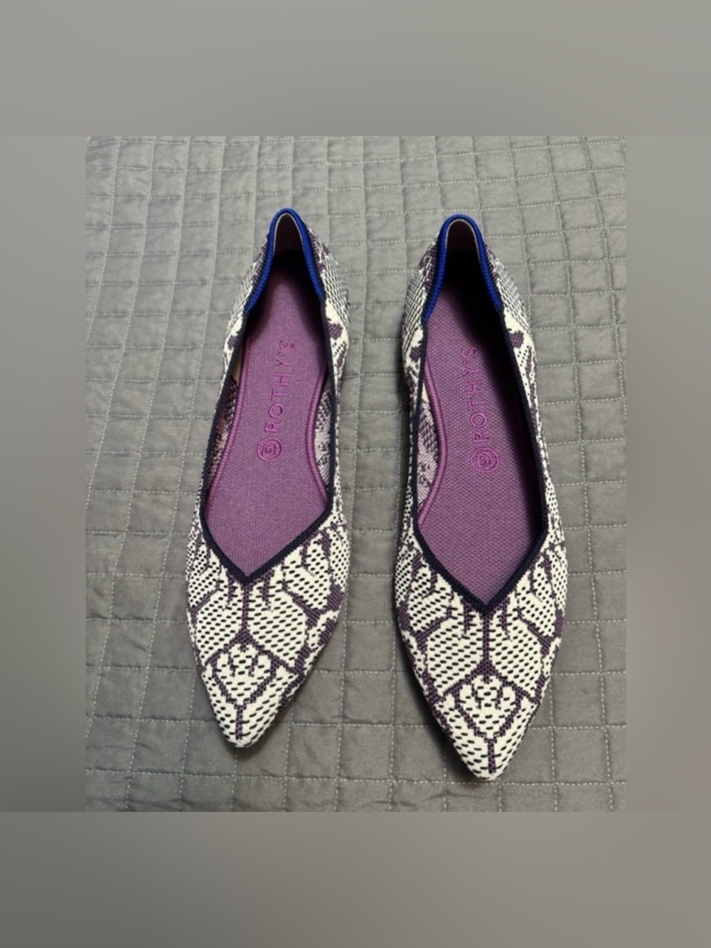 Rothy's Store Exclusive Size Us W 11 Violet Wisteria Points